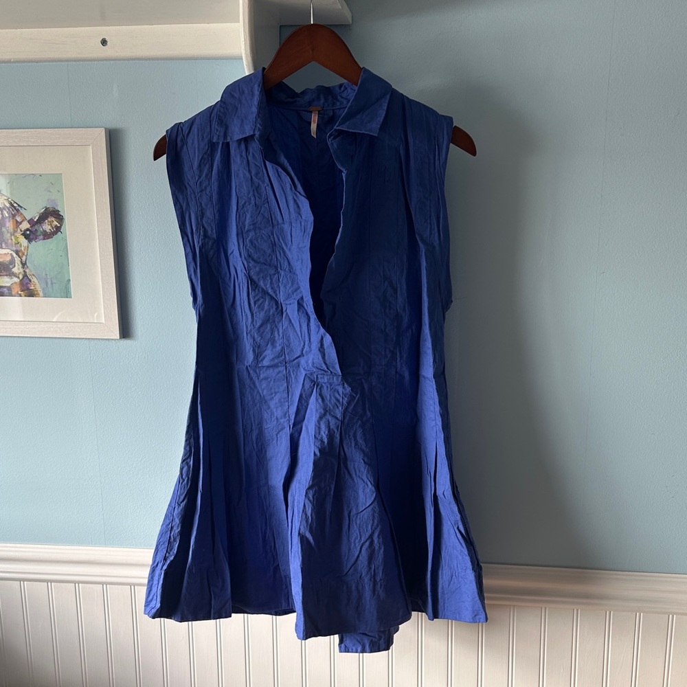 Free People Royal Blue Mini Dress